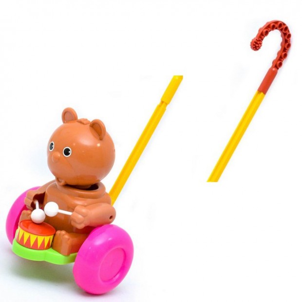 Каталка Мишка барабанщик