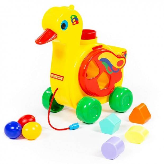 Каталка Уточка Несушка в сеточке 6219