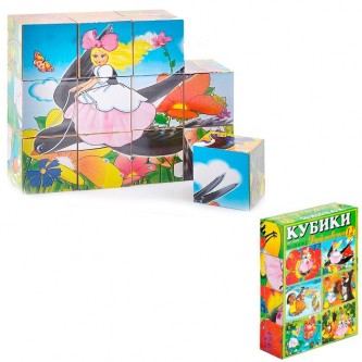 Кубики в картинках 12шт Дюймовочка 00808 Кубики в картинках 12шт Дюймовочка 00808