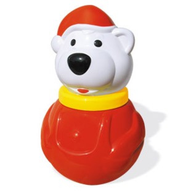 Неваляшка Белый медведь маленькая 01678