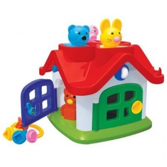 Логическая игрушка Теремок в сетке 9159 /П-Е/6/ Логическая игрушка Теремок в сетке 9159 /П-Е/6/