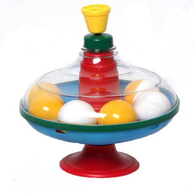 Юла 16см большая с шариками 01320 Юла 16см большая с шариками 01320