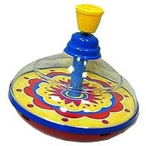 Юла 14см прозрачная 01315 Юла 14см прозрачная 01315