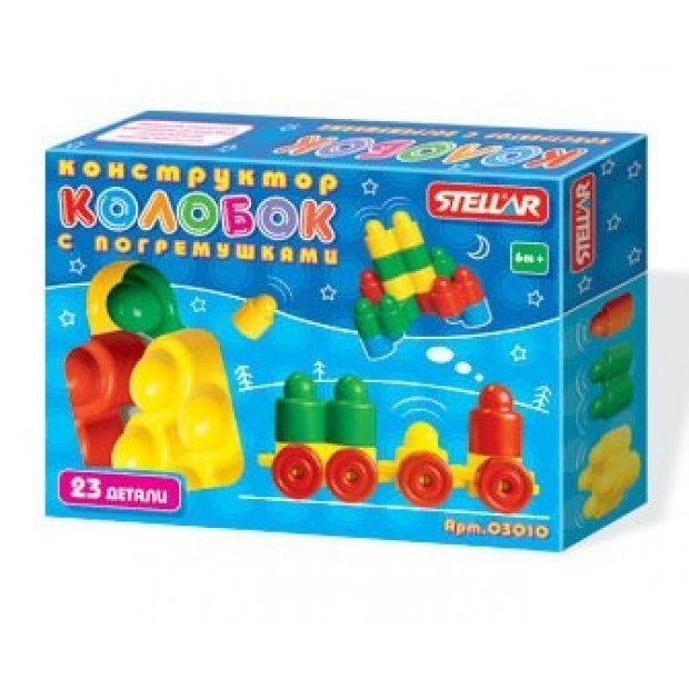 Конструктор Колобок 23 дет. 03010 /9/ Конструктор Колобок 23 дет. 03010 /9/