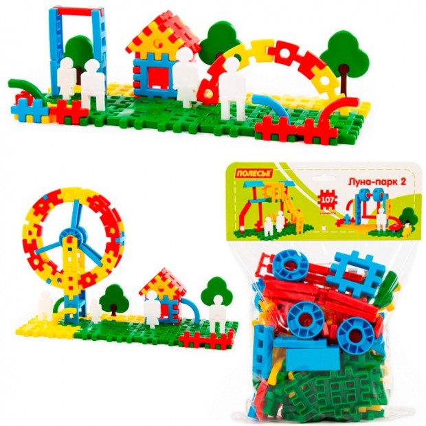 Конструктор Луна-парк 2 107 элем. П-Е/12/ Конструктор Луна-парк 2 107 элем. П-Е/12/