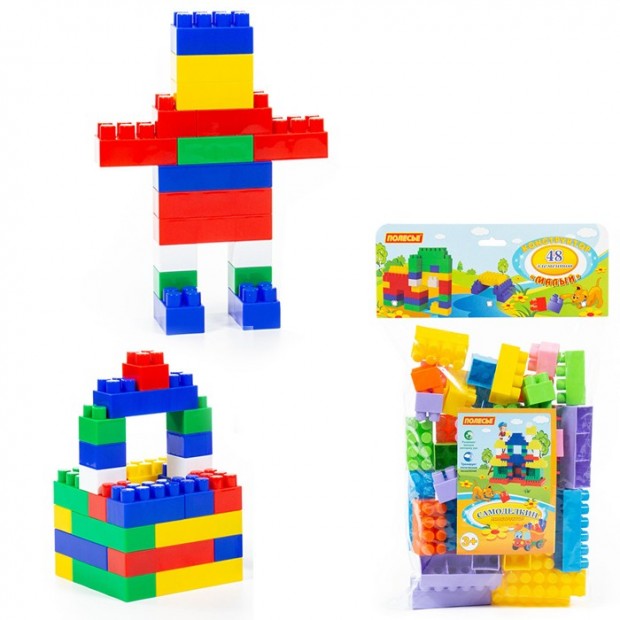 Конструктор малый 48 эл. в мешке П-Е /15/ Конструктор малый 48 эл. в мешке П-Е /15/