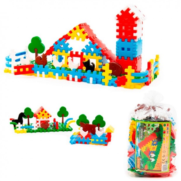 Конструктор Фермер 235 эл мешок П-Е/5/ Конструктор Фермер 235 эл мешок П-Е/5/