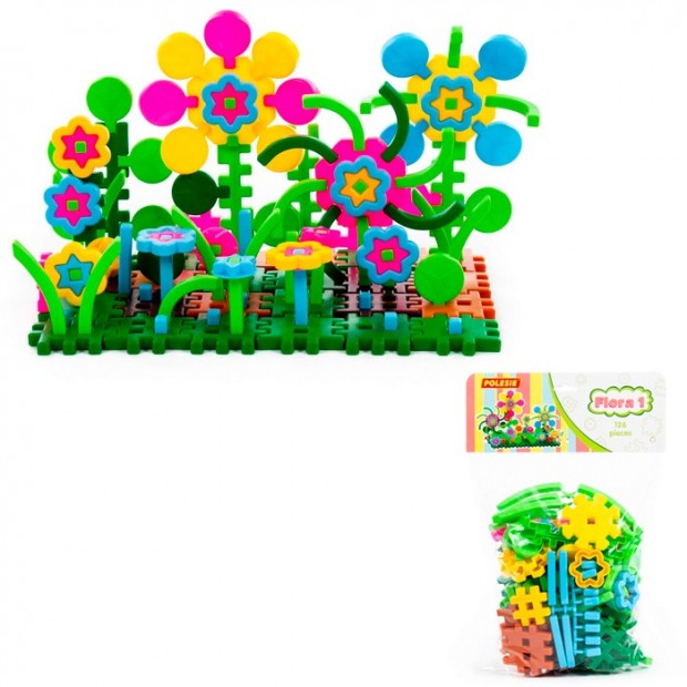 Конструктор Флора 1 126 элем. П-Е/9/ Конструктор Флора 1 126 элем. П-Е/9/