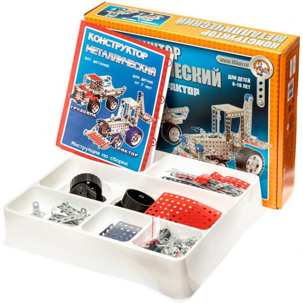 Конструктор металл 953 Грузовик и трактор Конструктор металл 953 Грузовик и трактор