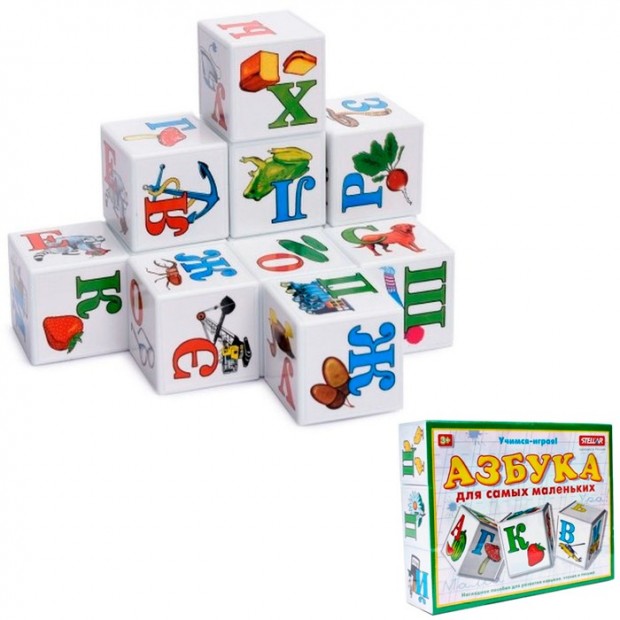 Кубики Азбука для маленьких 00702 Кубики Азбука для маленьких 00702