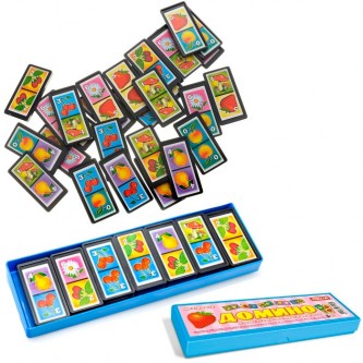 Домино Фрукты футляр 00012 /28/ Домино Фрукты футляр 00012 /28/