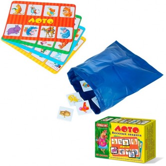 Лото Веселые зверята 00905 /16/ Лото Веселые зверята 00905 /16/