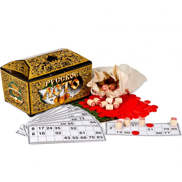 Деревянное  Лото Русское подарочное 00142