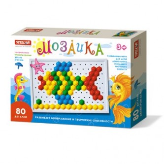Мозаика d 20мм 80 деталей 01011 Стеллар Мозаика d 20мм 80 деталей 01011 Стеллар