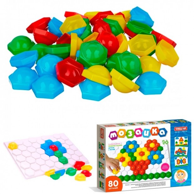 Мозаика d 40мм сфера 80 деталей 01016 Стеллар