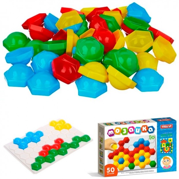 Мозаика d 40мм сфера 50 деталей 01017 Стеллар Мозаика d 40мм сфера 50 деталей 01017 Стеллар