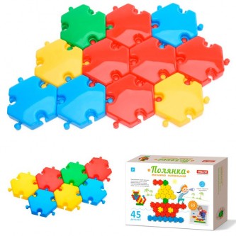 Мозаика d 60мм полянка 45 деталей 01022 Стеллар Мозаика d 60мм полянка 45 деталей 01022 Стеллар