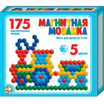 Мозаика магнитная 175 фишек 959 Мозаика магнитная 175 фишек 959