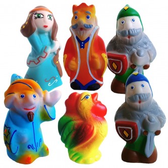 Набор резиновых игрушек Золотой петушок СИ-308 Набор резиновых игрушек Золотой петушок СИ-308