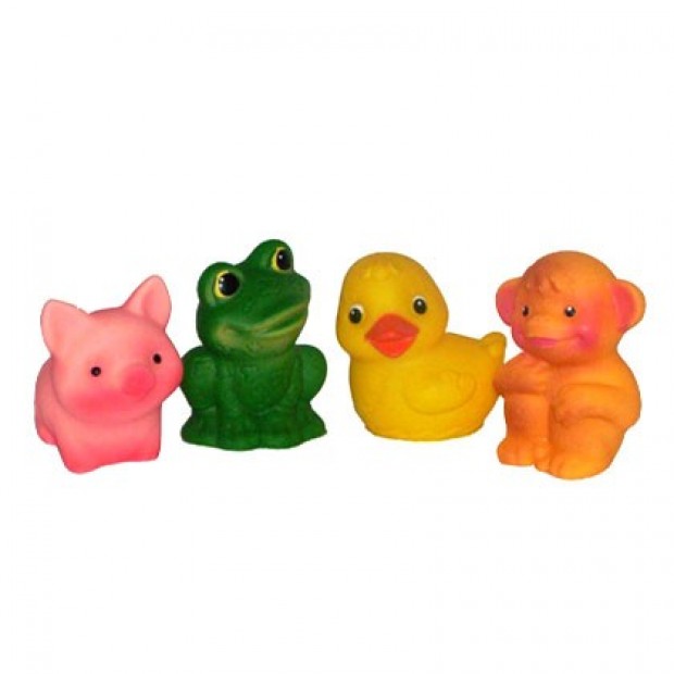 Набор резиновых игрушек Малыши С-1017 Огонек /12/ Набор резиновых игрушек Малыши С-1017 Огонек /12/