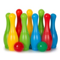 Кегли 9+2 с мячиком Кегли 9+2 с мячиком