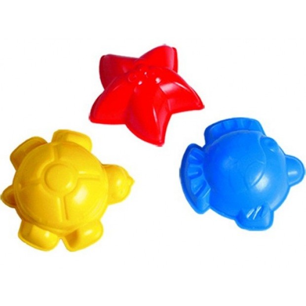 Формочки 3 предмета Морские Формочки 3 предмета Морские