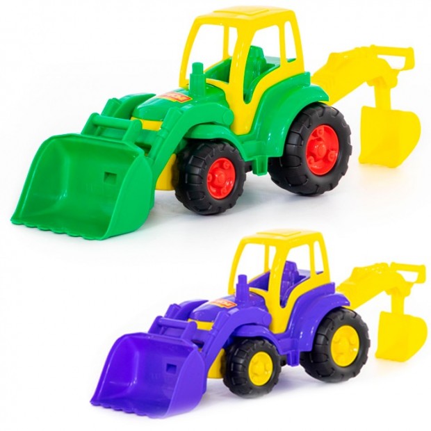 Трактор Чемпион с ковшом и лопатой 0513 Трактор Чемпион с ковшом и лопатой 0513