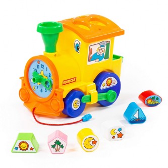 Каталка Занимательный паровоз в сетке 6189 Каталка Занимательный паровоз в сетке 6189