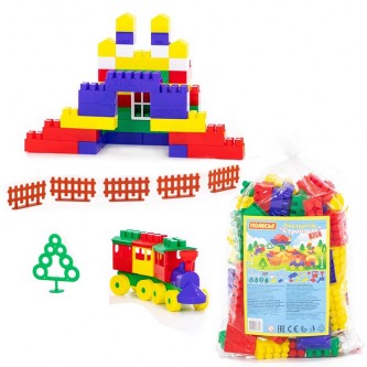 Конструктор Строитель 129эл. в пак. 36117 П-Е/10/ Конструктор Строитель 129эл. в пак. 36117 П-Е/10/