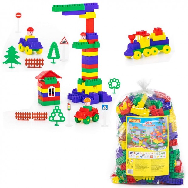 Конструктор Строитель 363эл. в пак. 36148 П-Е/4/ Конструктор Строитель 363эл. в пак. 36148 П-Е/4/