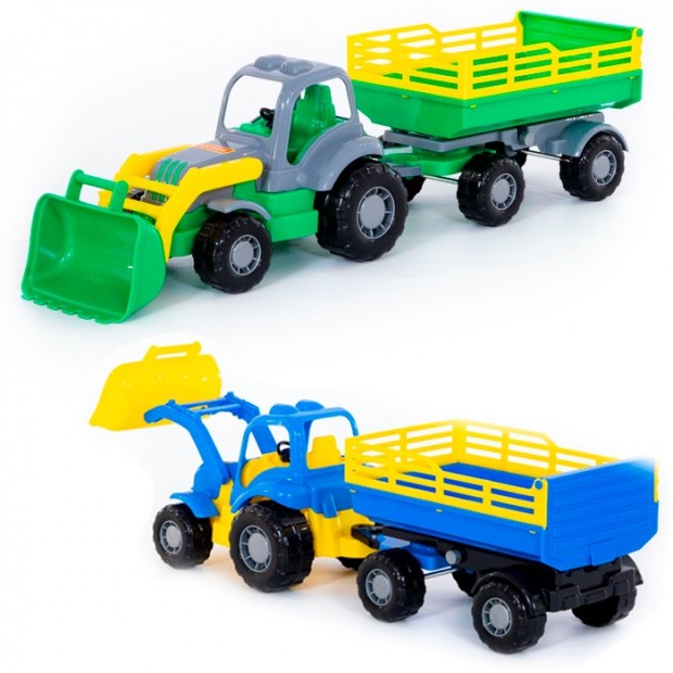 Трактор Крепыш с прицепом №2 и ковшом 44808 П-Е /10/ Трактор Крепыш с прицепом №2 и ковшом 44808 П-Е /10/