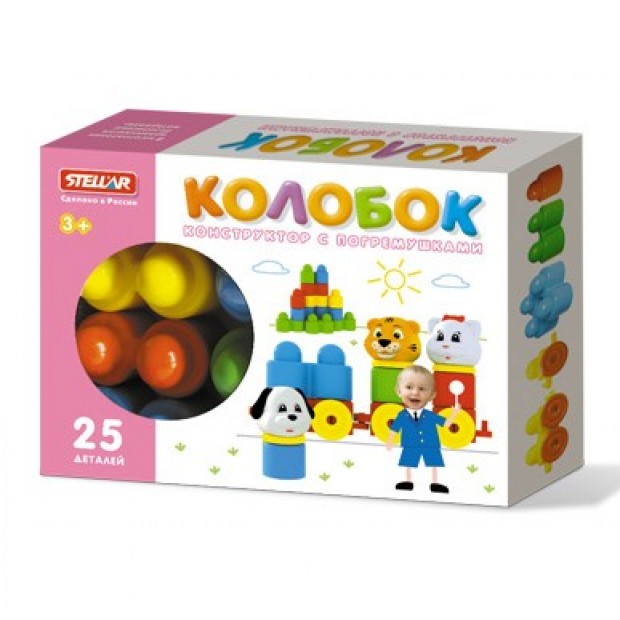 Конструктор Колобок и компания 25 дет. 03020 /9/ Конструктор Колобок и компания 25 дет. 03020 /9/