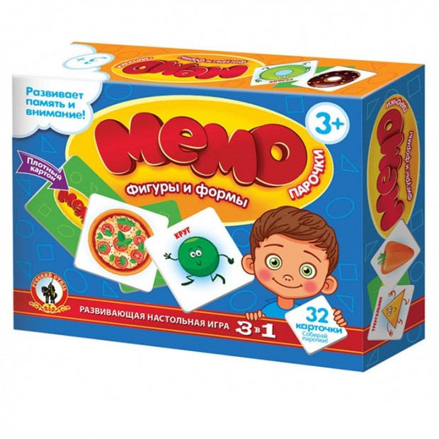Игра Мемо Парочки Фигуры и формы 03464 Игра Мемо Парочки Фигуры и формы 03464