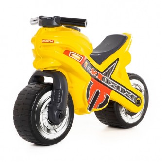 Каталка мотоцикл МХ желтая Каталка мотоцикл МХ желтая