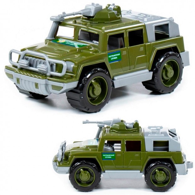 Автомобиль-джип пограничный Разведчик с 1-м пулемётом (РФ) 79251