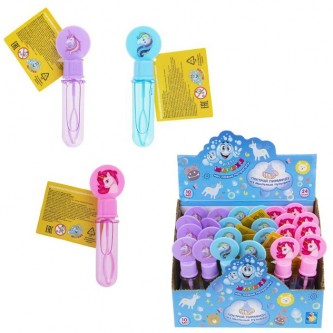 Мыльные пузыри Т17262 Единорог Нелопающиеся 10мл 1toy