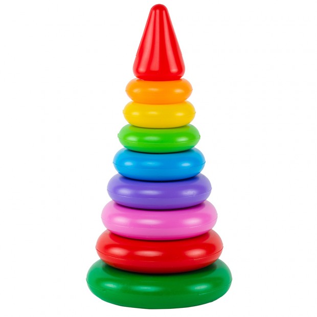 Пирамида с кольцами большая 1-401 Пирамида с кольцами большая 1-401