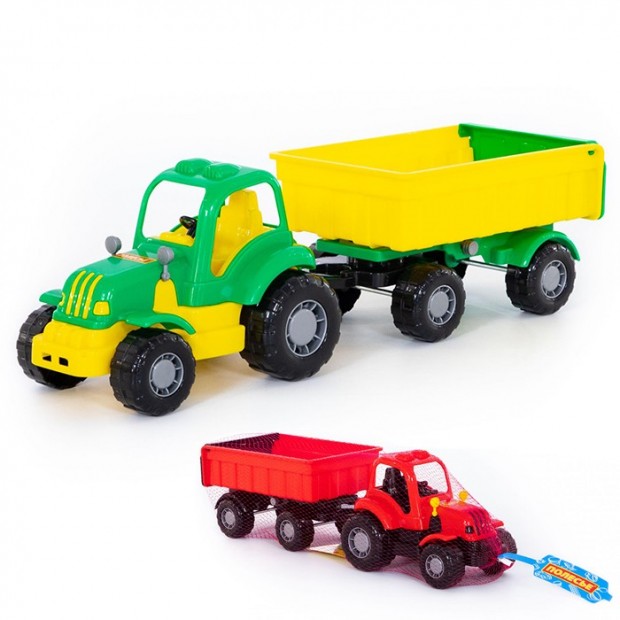 Трактор Крепыш с прицепом 44792