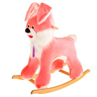 Качалка Зайчик плюш 980589 Качалка Зайчик плюш 980589