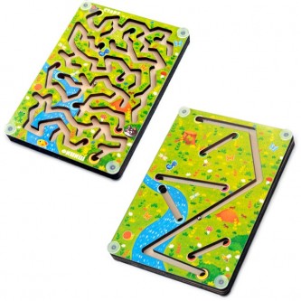 Деревянный лабиринт с шариком Кошки-мышки IG0347 Деревянный лабиринт с шариком Кошки-мышки IG0347