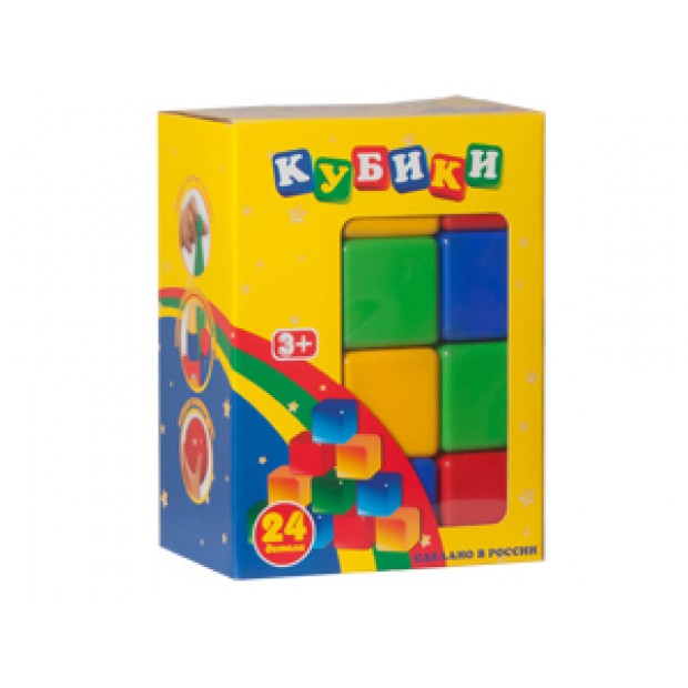 Набор кубиков 24 шт /Новокузнецк/ Набор кубиков 24 шт /Новокузнецк/