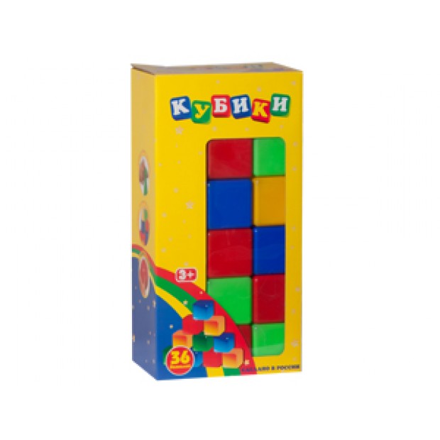 Набор кубиков 36 шт /Новокузнецк/