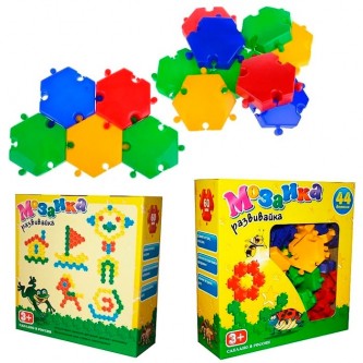 Мозаика Развивайка 44 деталей Мозаика Развивайка 44 деталей