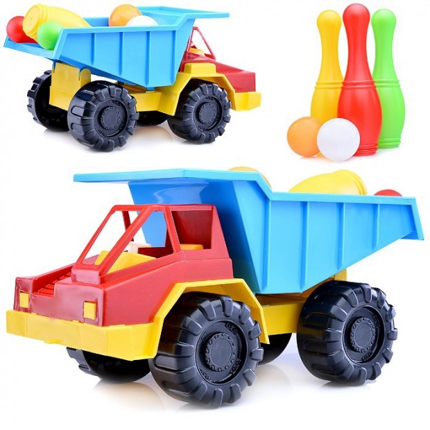 Автомобиль Грузовик Карьерный + Кегли 3-277 Кассон Автомобиль Грузовик Карьерный + Кегли 3-277 Кассон