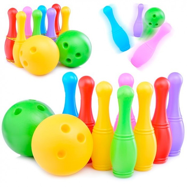 Кегли 8+2 с большими шариками Кегли 8+2 с большими шариками