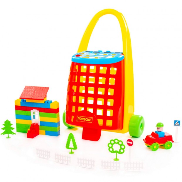 Конструктор Строитель 101 дет. Тележка 44372 П-Е/2/ Конструктор Строитель 101 дет. Тележка 44372 П-Е/2/