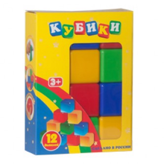 Набор кубиков 12 шт /Новокузнецк/ Набор кубиков 12 шт /Новокузнецк/