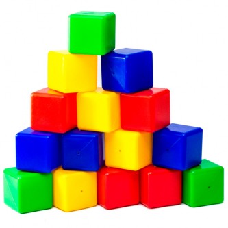 Набор кубиков в сетке 16 шт /Новокузнецк/ Набор кубиков в сетке 16 шт /Новокузнецк/