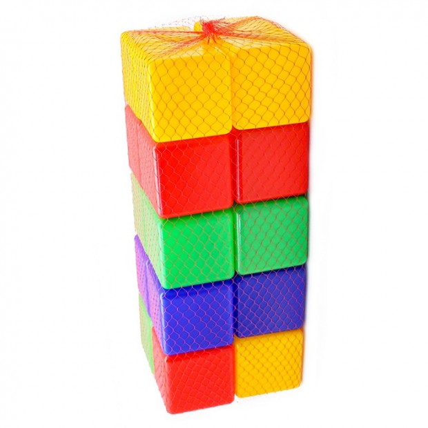 Набор кубиков в сетке 20 шт /Новокузнецк/ Набор кубиков в сетке 20 шт /Новокузнецк/