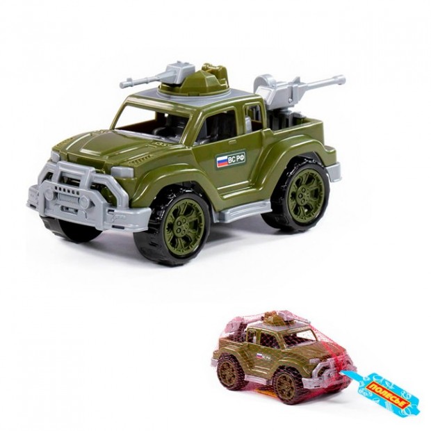 Автомобиль-пикап военный Легионер-мини с 2-мя пулемётами в сетке Автомобиль-пикап военный Легионер-мини с 2-мя пулемётами в сетке